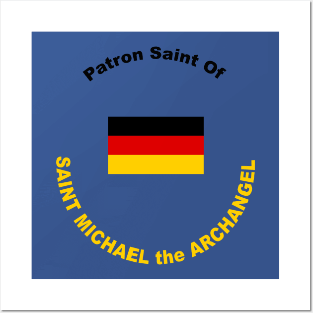 GERMAN PATRON SAINT Wall Art by CITY PATRON SAINTS